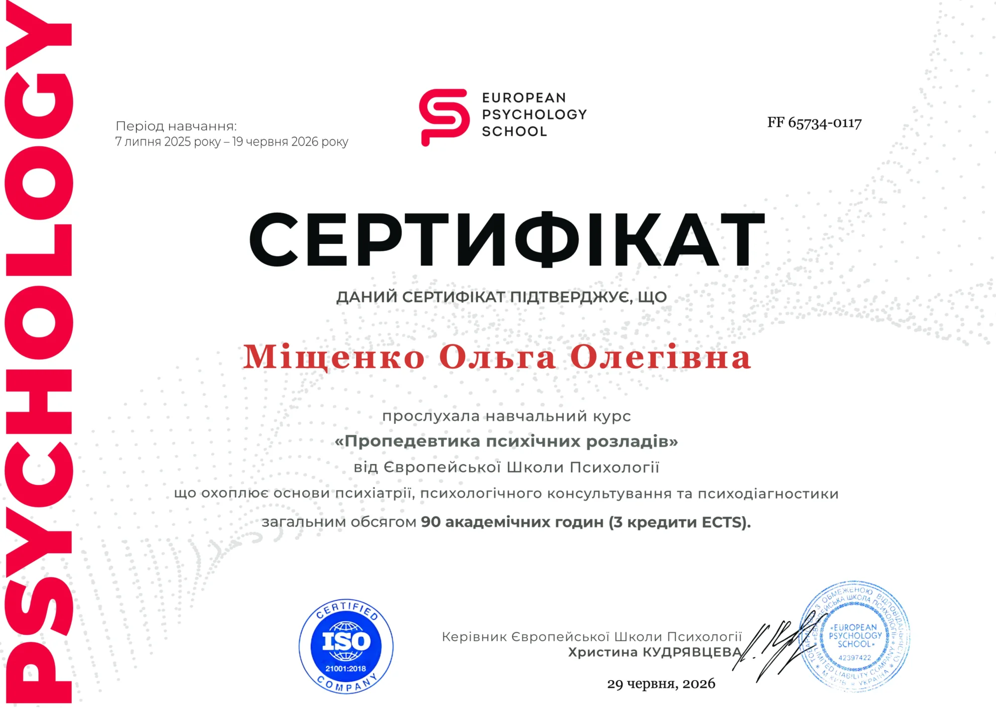 Пропедевтика психічних розладів